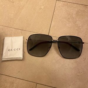 Gold Gucci Sunglasses